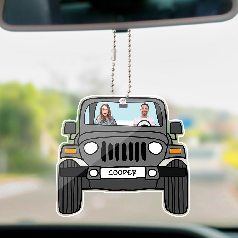 Personalized car hanging ornament