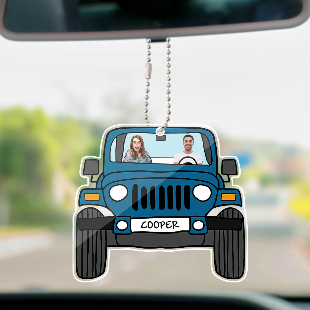 Personalized car hanging ornament