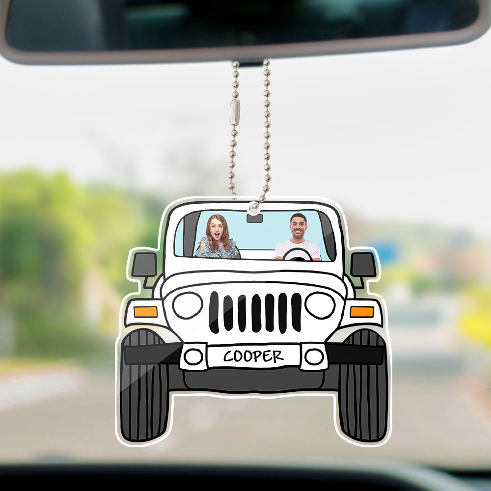 Personalized car hanging ornament