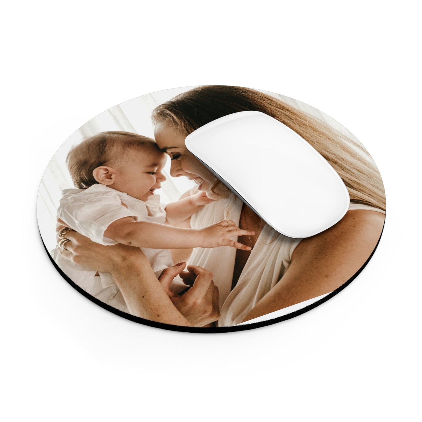 Personalized round mouse pad
