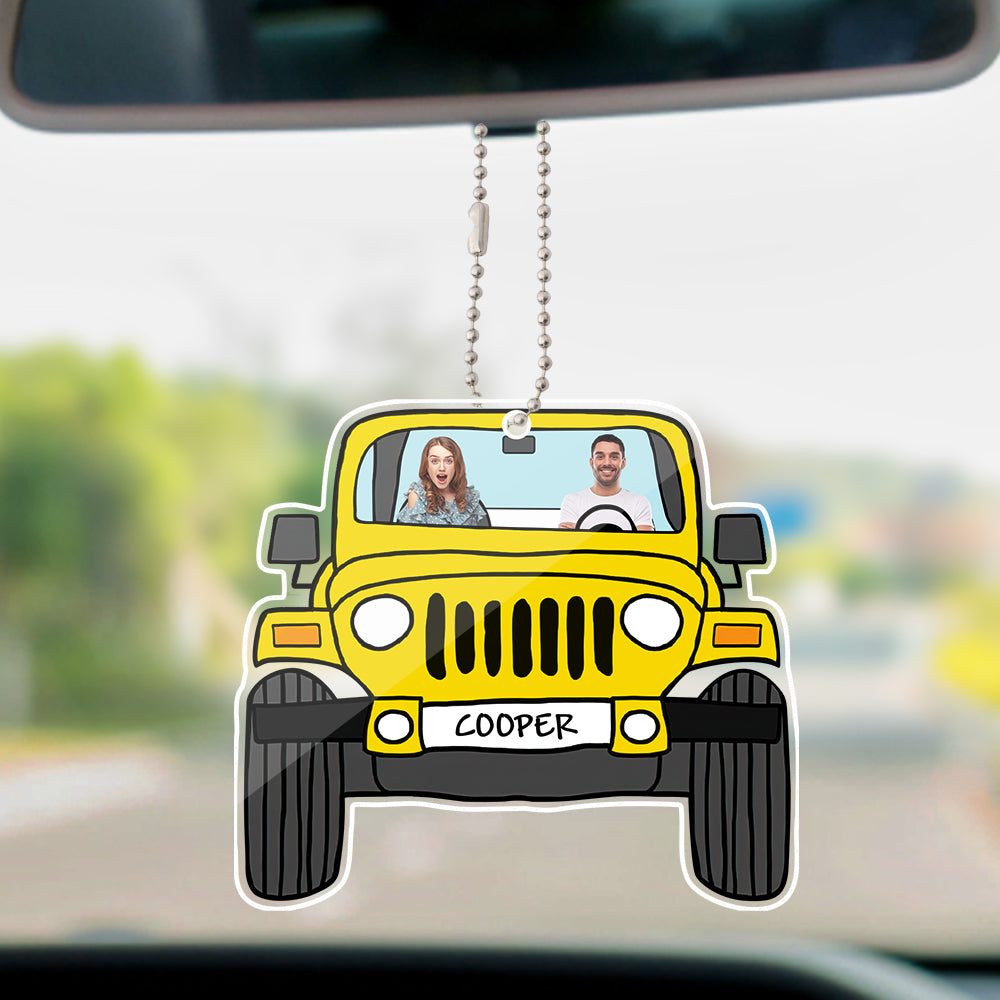 Personalized car hanging ornament