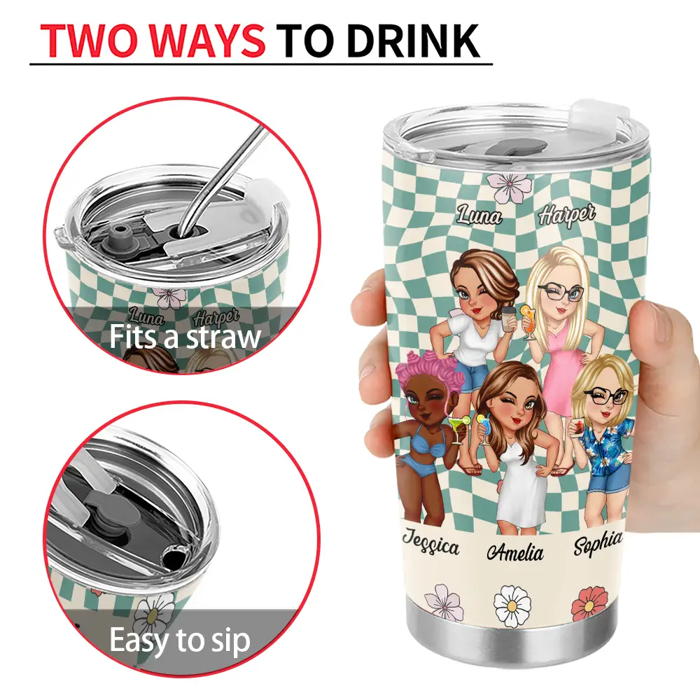 Personalized best friend tumbler
