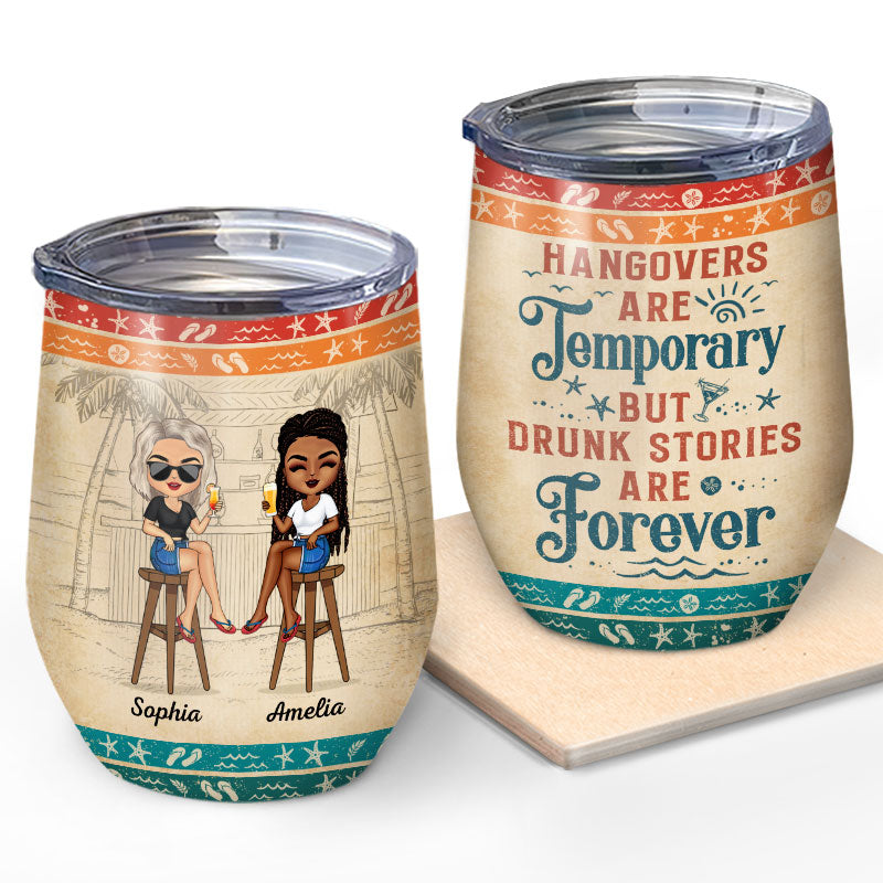 Personalized best friend wine tumbler