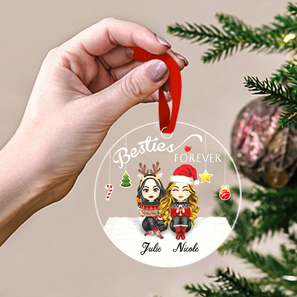 Best friend custom ornament