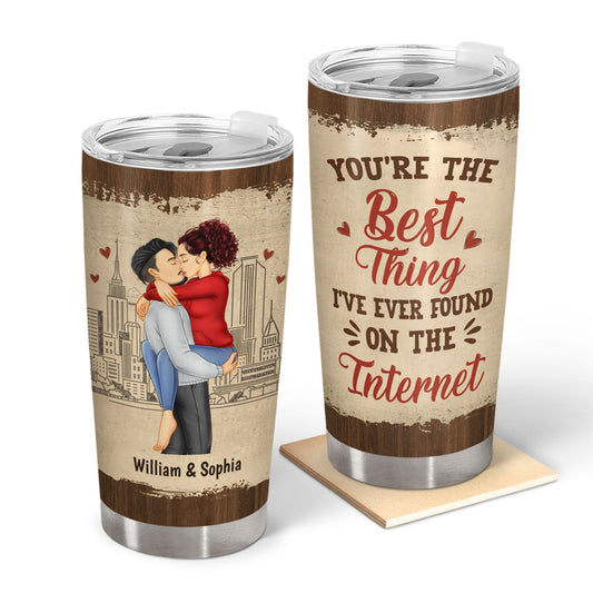 Personalized couple tumbler