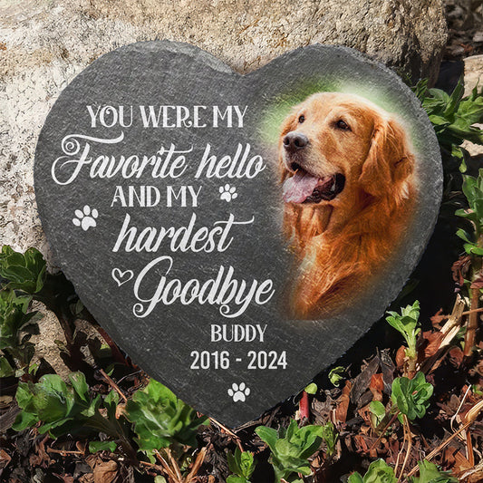 Personalized Dog Headstone