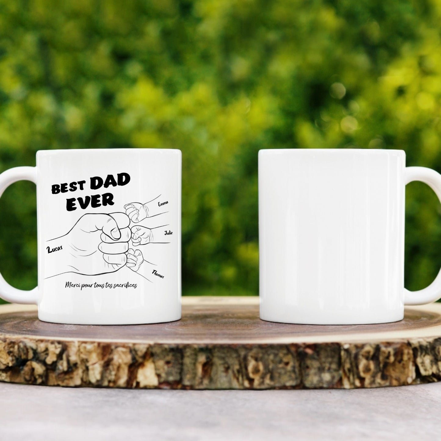 Mug personnalisé fête des pères