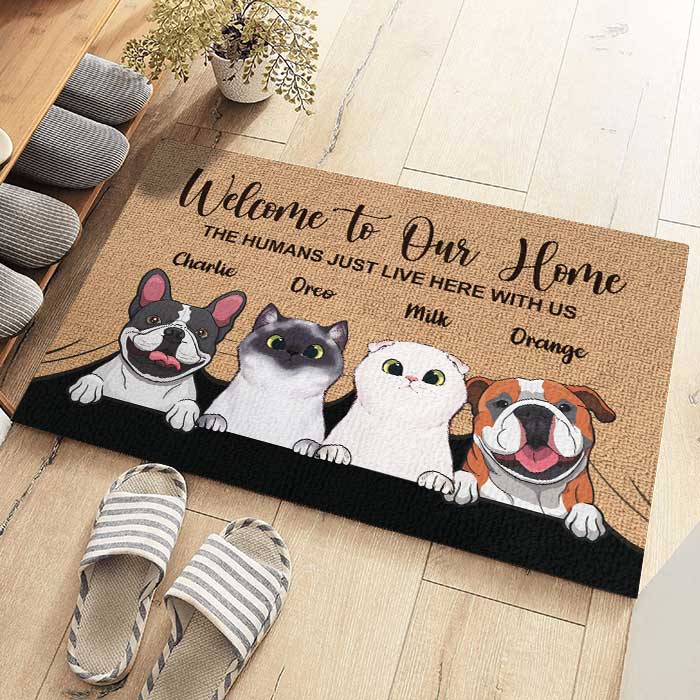Paillasson animal de compagnie personnalisable