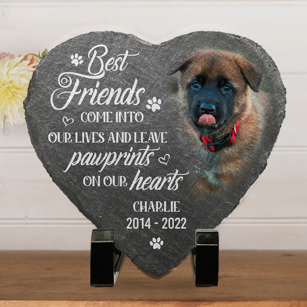 Pierre tombale pour chien personnalisable