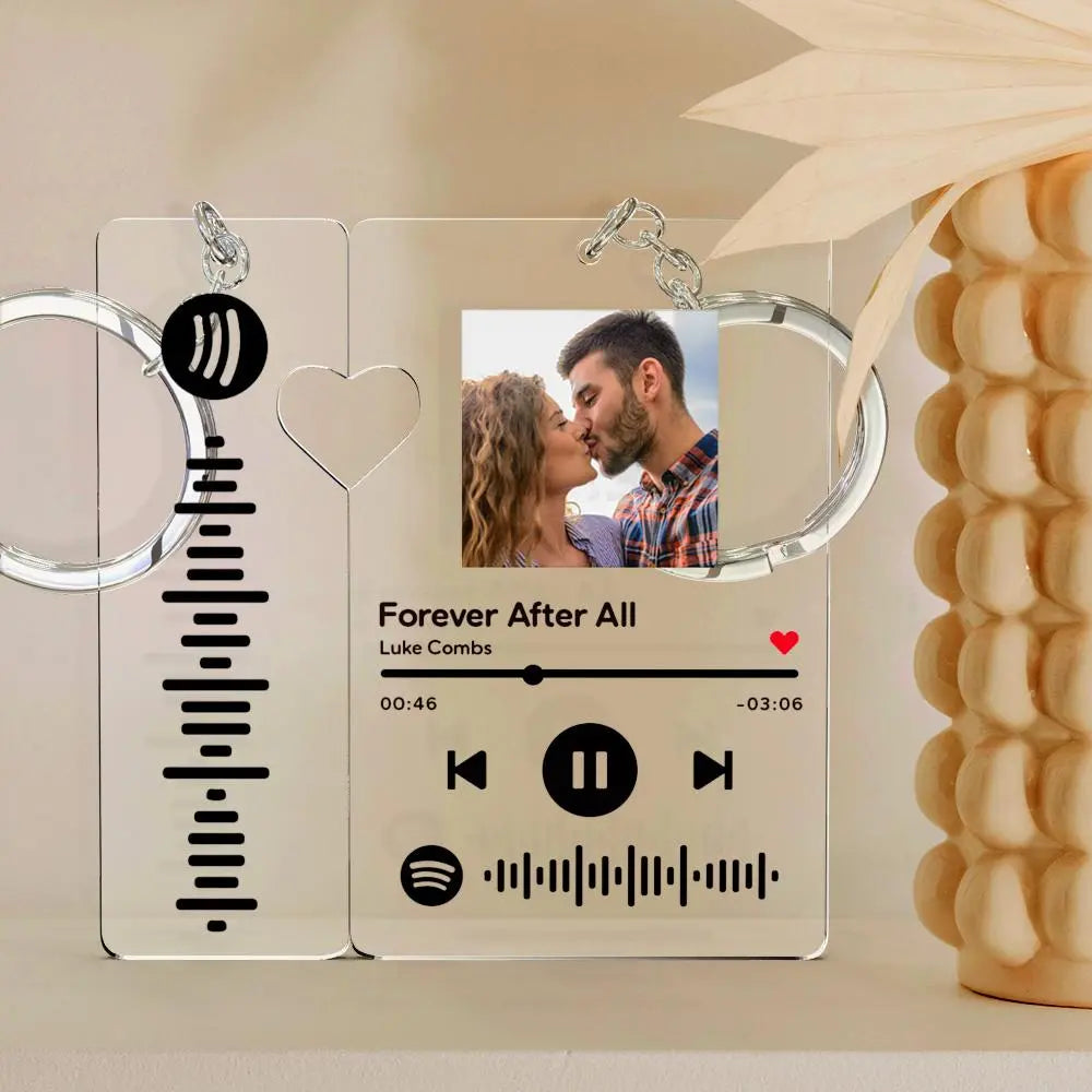 Porte-clés Spotify personnalisé