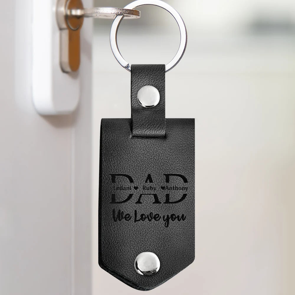 Porte clef papa personnalisable