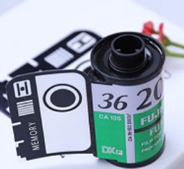 Personalized film roll keychain