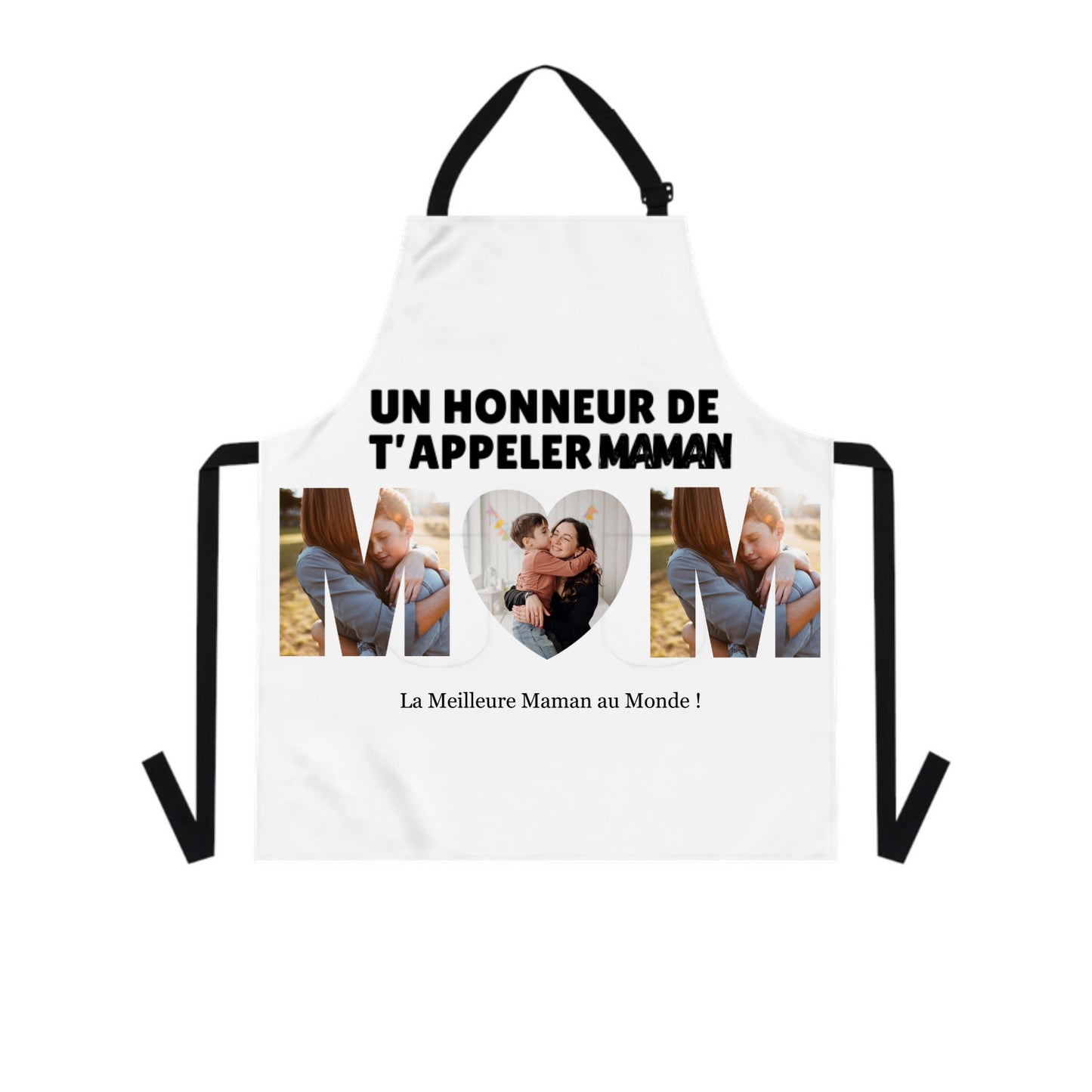 Tablier personnalise maman enfants