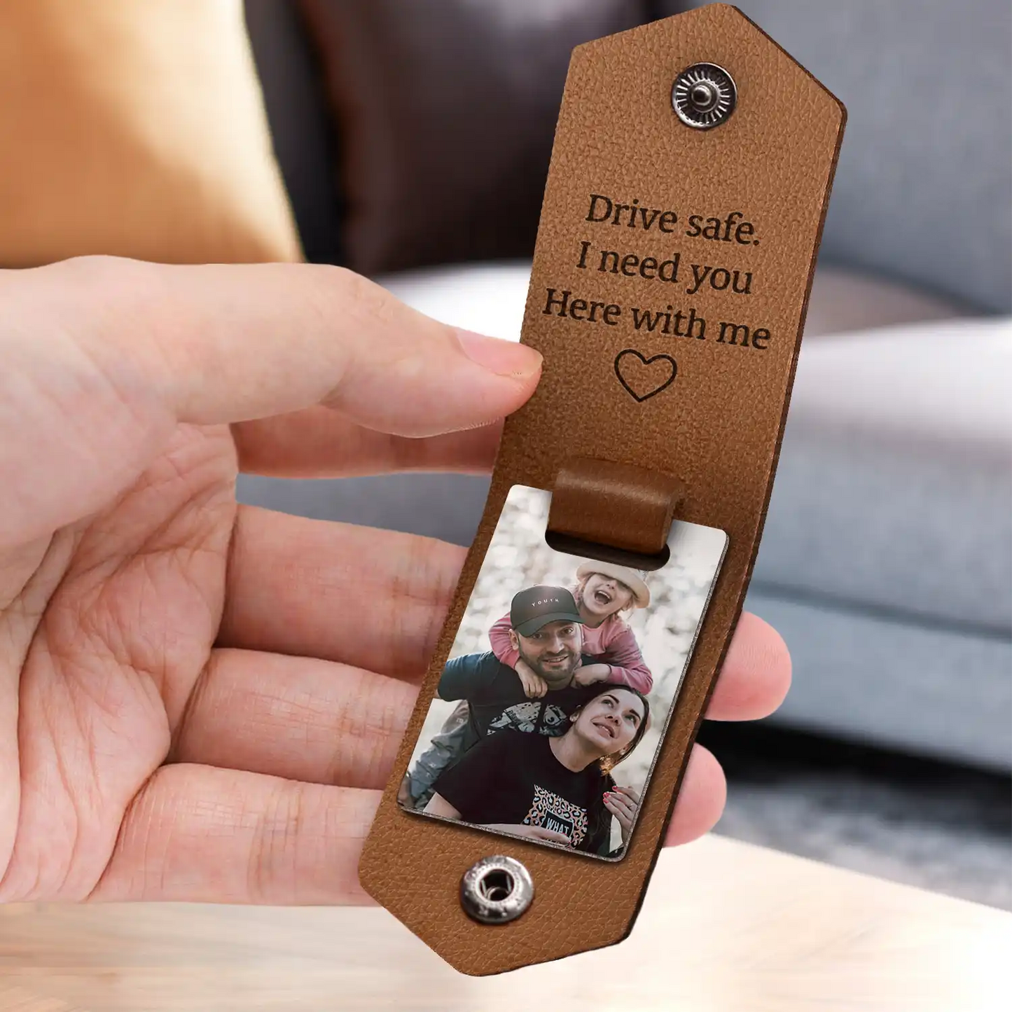 Personalized Father's Day Keychain