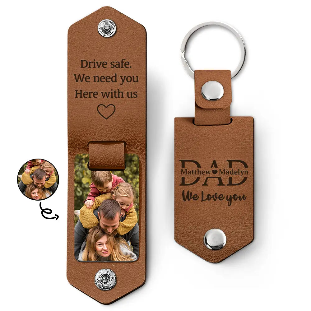 Personalized Father's Day Keychain