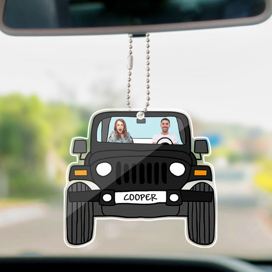 Personalized car hanging ornament