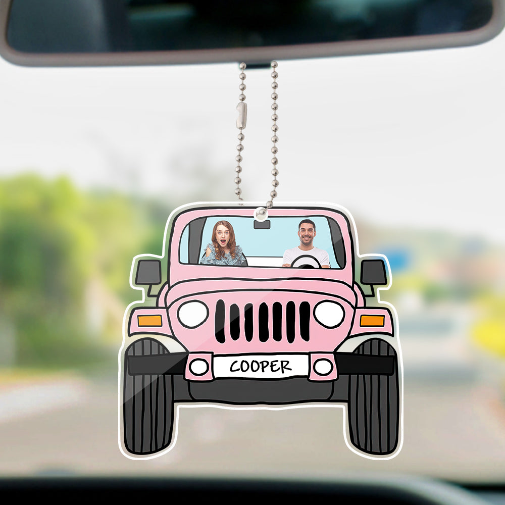 Personalized car hanging ornament