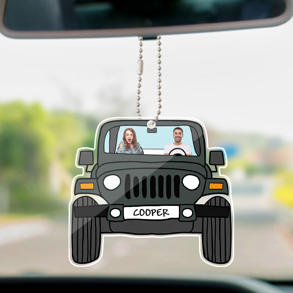 Personalized car hanging ornament