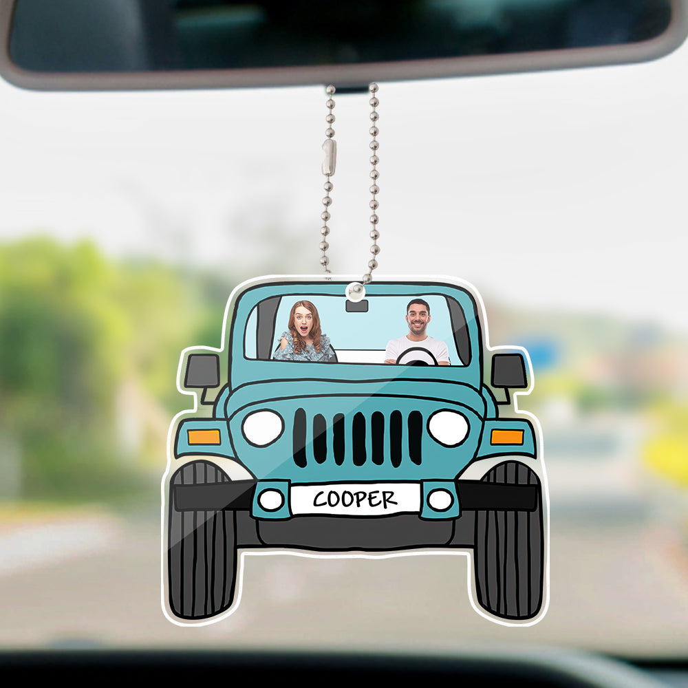 Personalized car hanging ornament