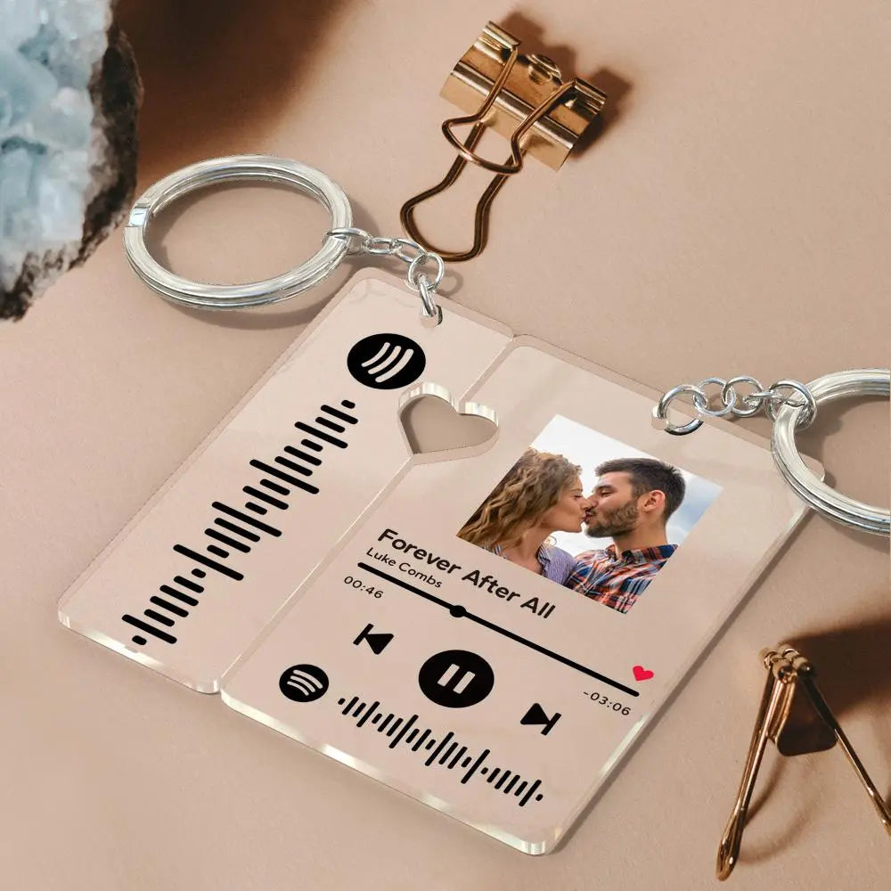 Custom spotify keychain