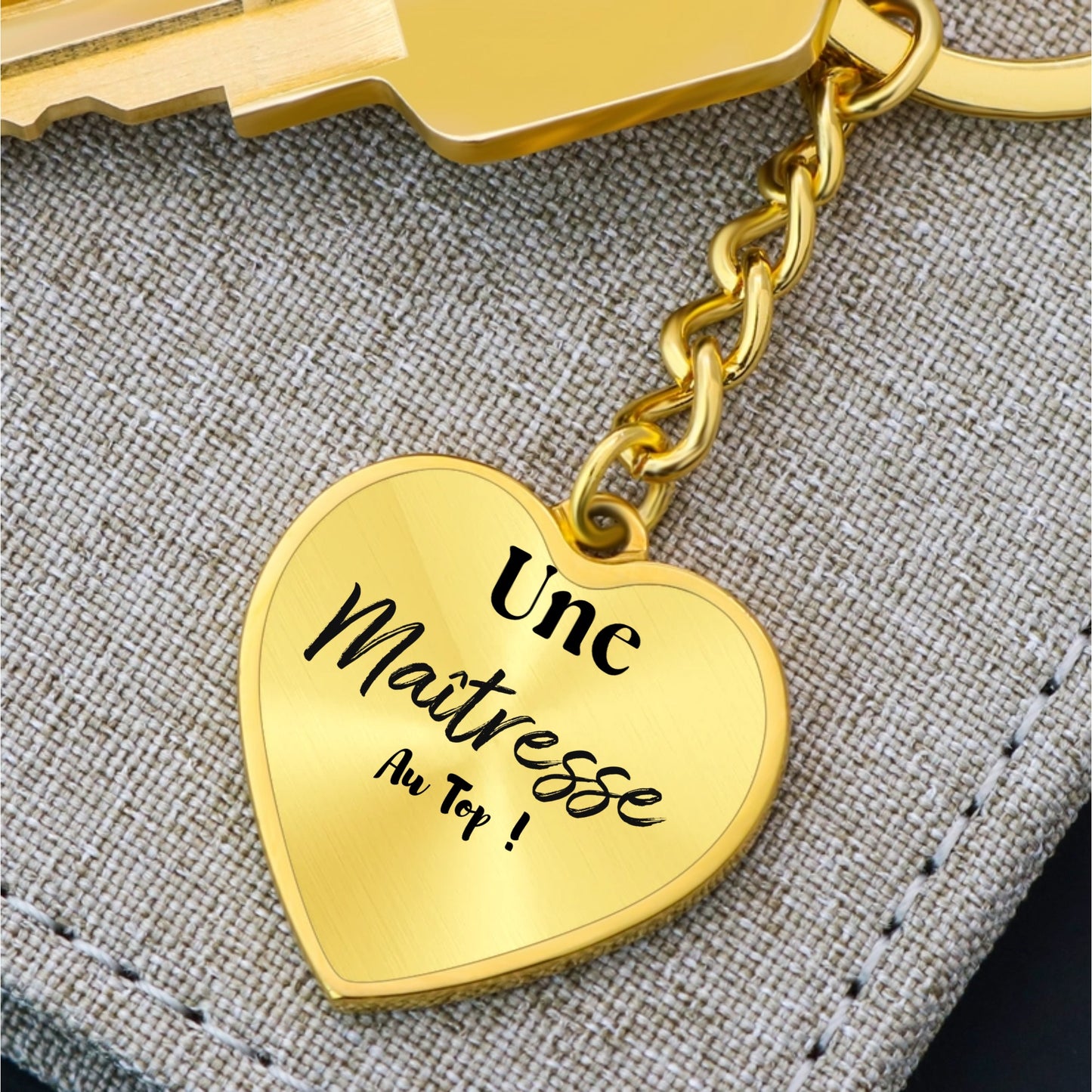 porte cle personnalisable maitresse