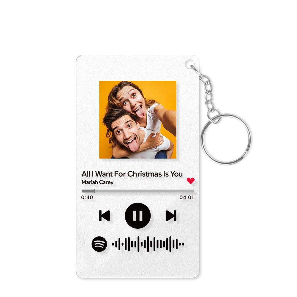 porte cle transparent personnalisable