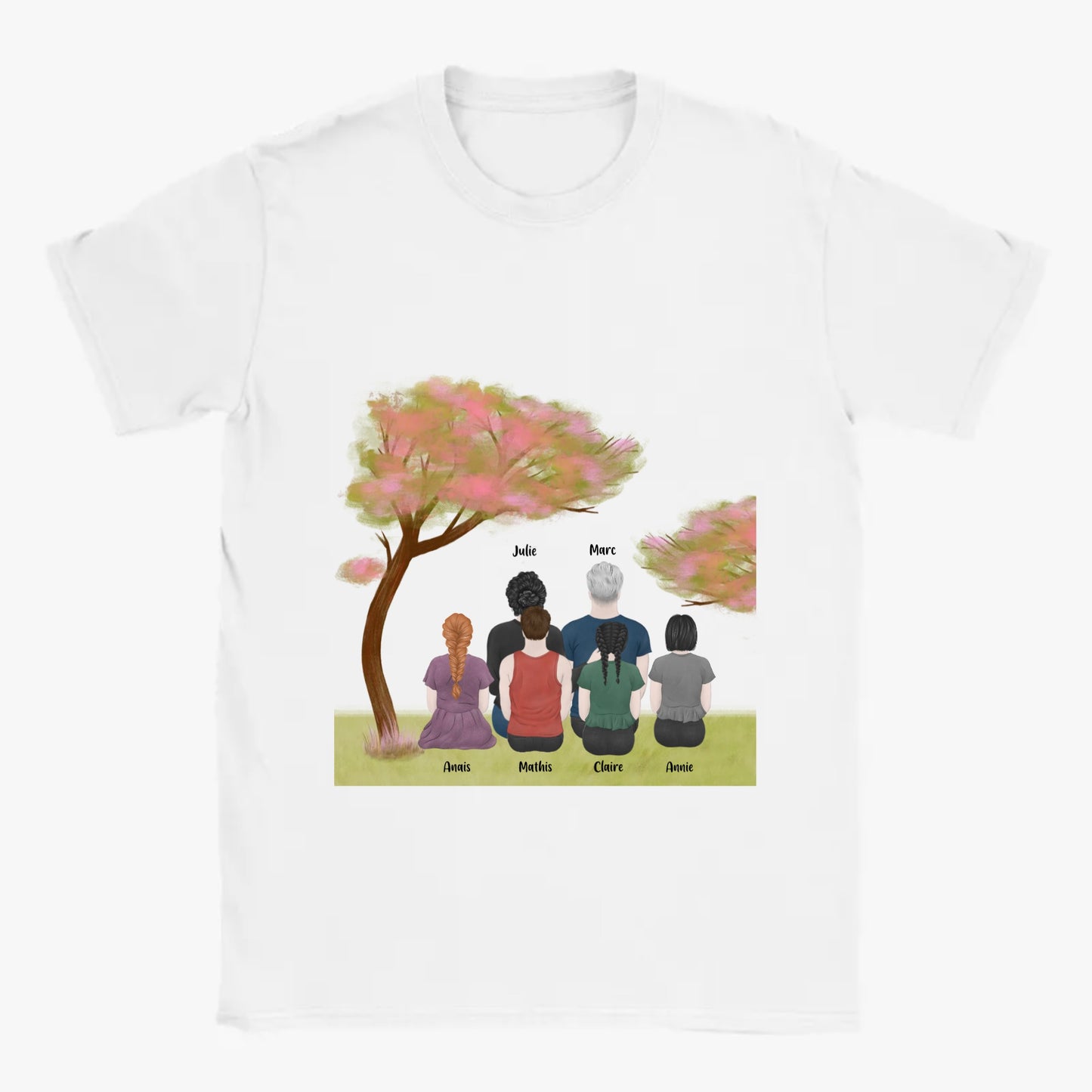 t shirt personnalisé famille nombreuse