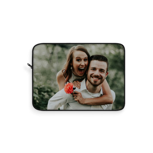 Personalized leather laptop sleeve​