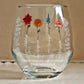 Personalized best friends wine glass