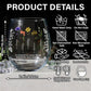 Personalized best friends wine glass