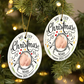 Baby's first christmas personalized ornament​