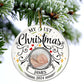 Baby's first christmas personalized ornament​