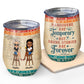 Personalized best friend wine tumbler​