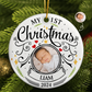 Boule noel personnalisable bébé