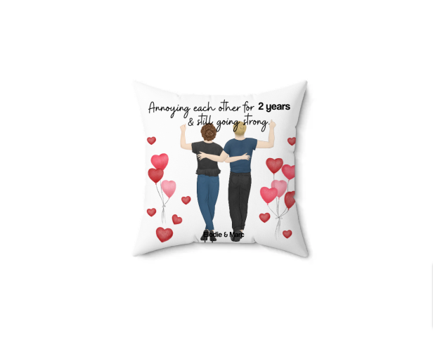 Coussin Personnalisé Pour Couple