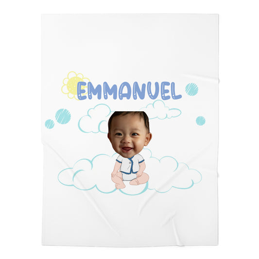 Couverture Nouveau Ne Personnalisee