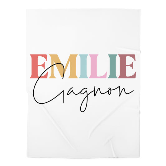 Couverture Pour Bebe Personnalisable