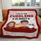 Personalized couple blanket