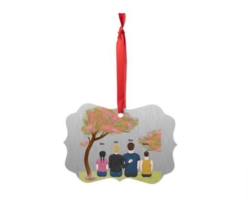 Personalized Family Christmas Ornament