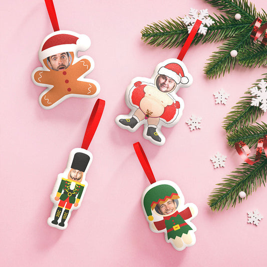 Ornement noel personnalise visage