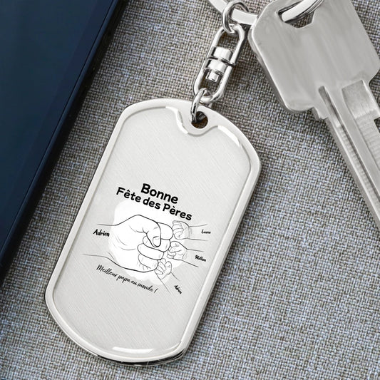 Porte Clef Personnalisable Fete des Peres