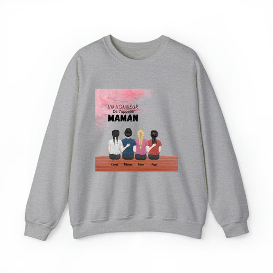 Pull personnalise mere fille