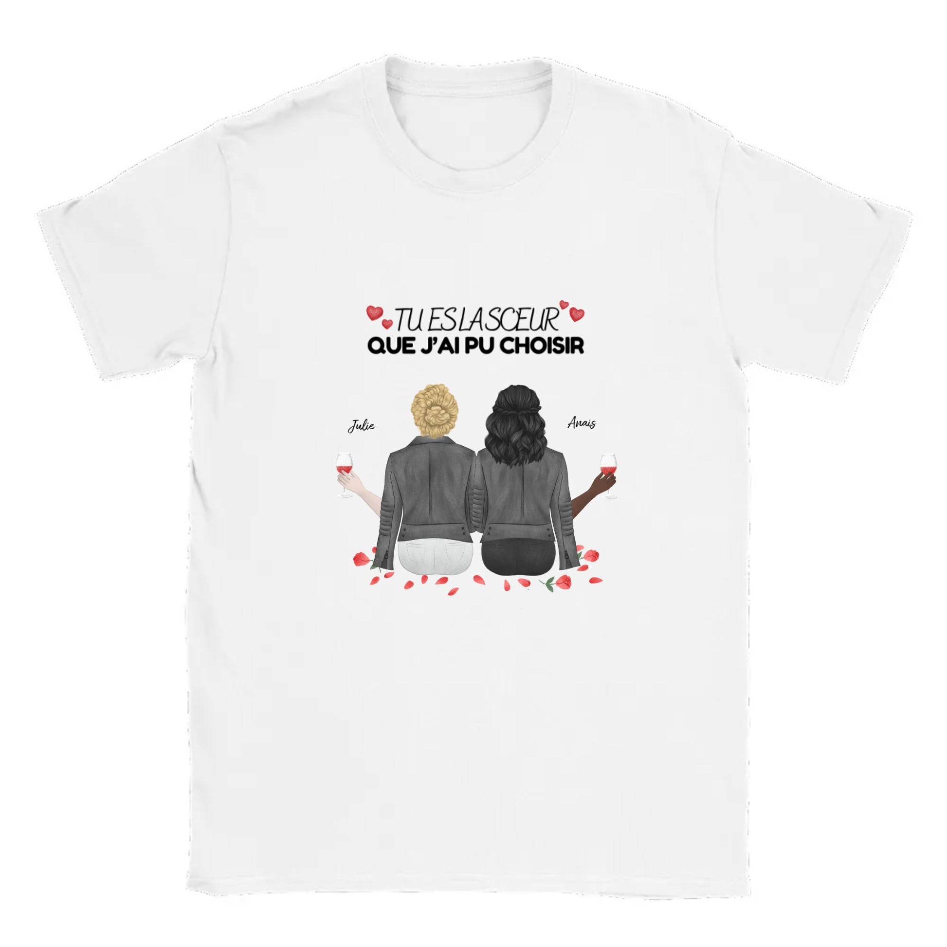 T-shirt personnalise meilleure amie