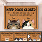 Personalized Cat Doormat