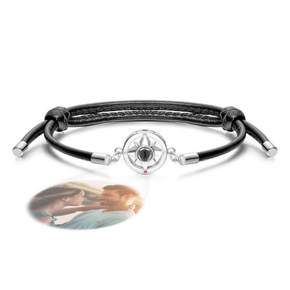 Personalized photo bracelet for men