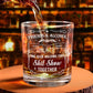 Personalized whiskey glass