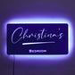 Personalised LED Name Mirror with Christina's name, perfect bedroom decor