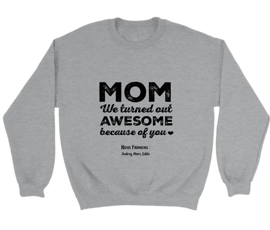 Sweater a Personnaliser Maman