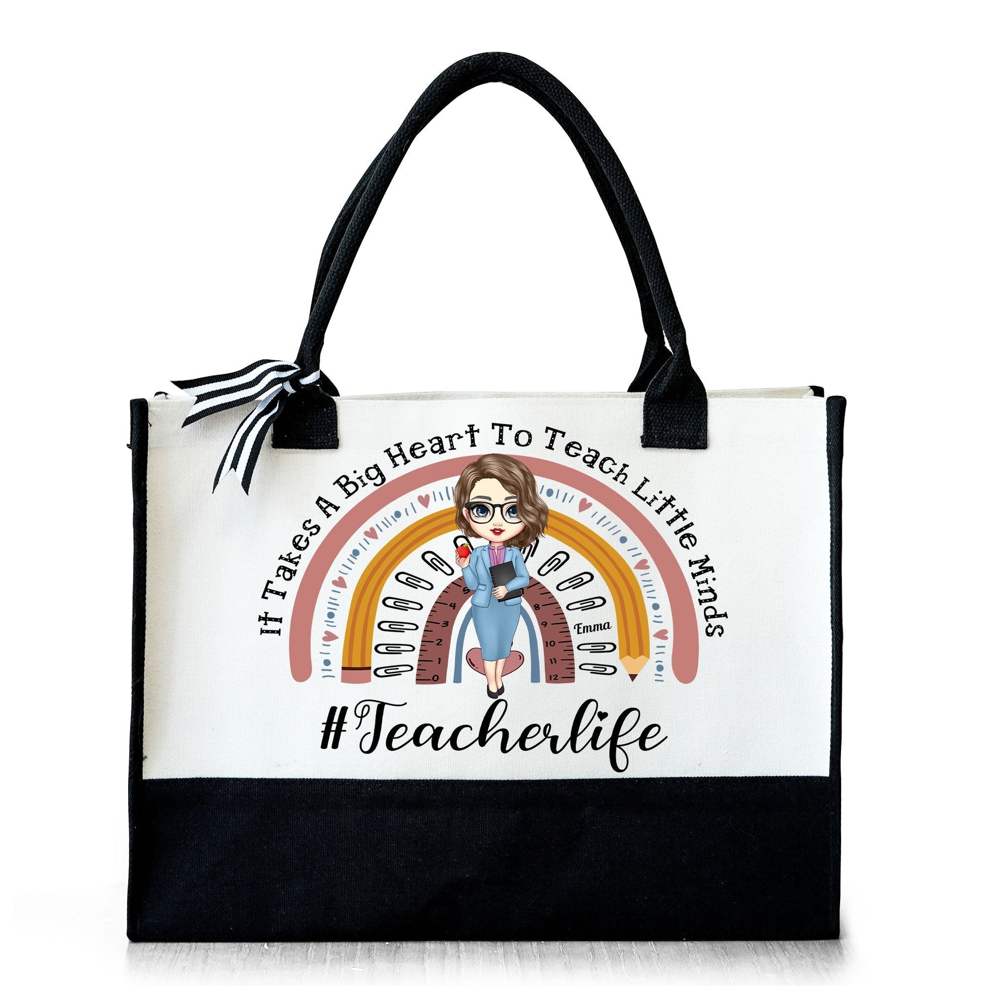sac personnalise maitresse​