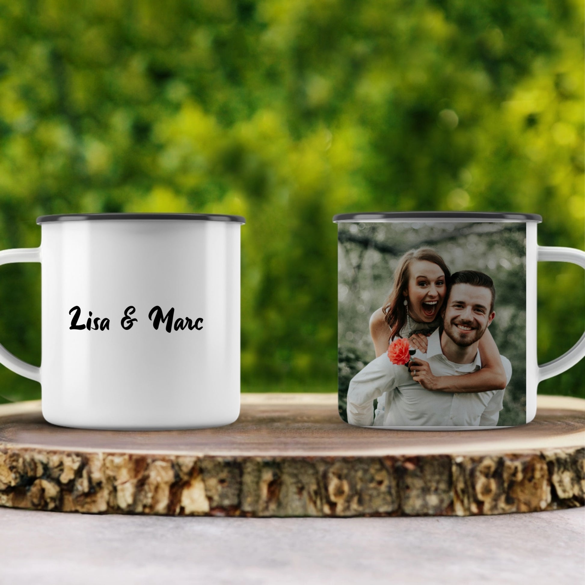 tasse émail personnalisée​